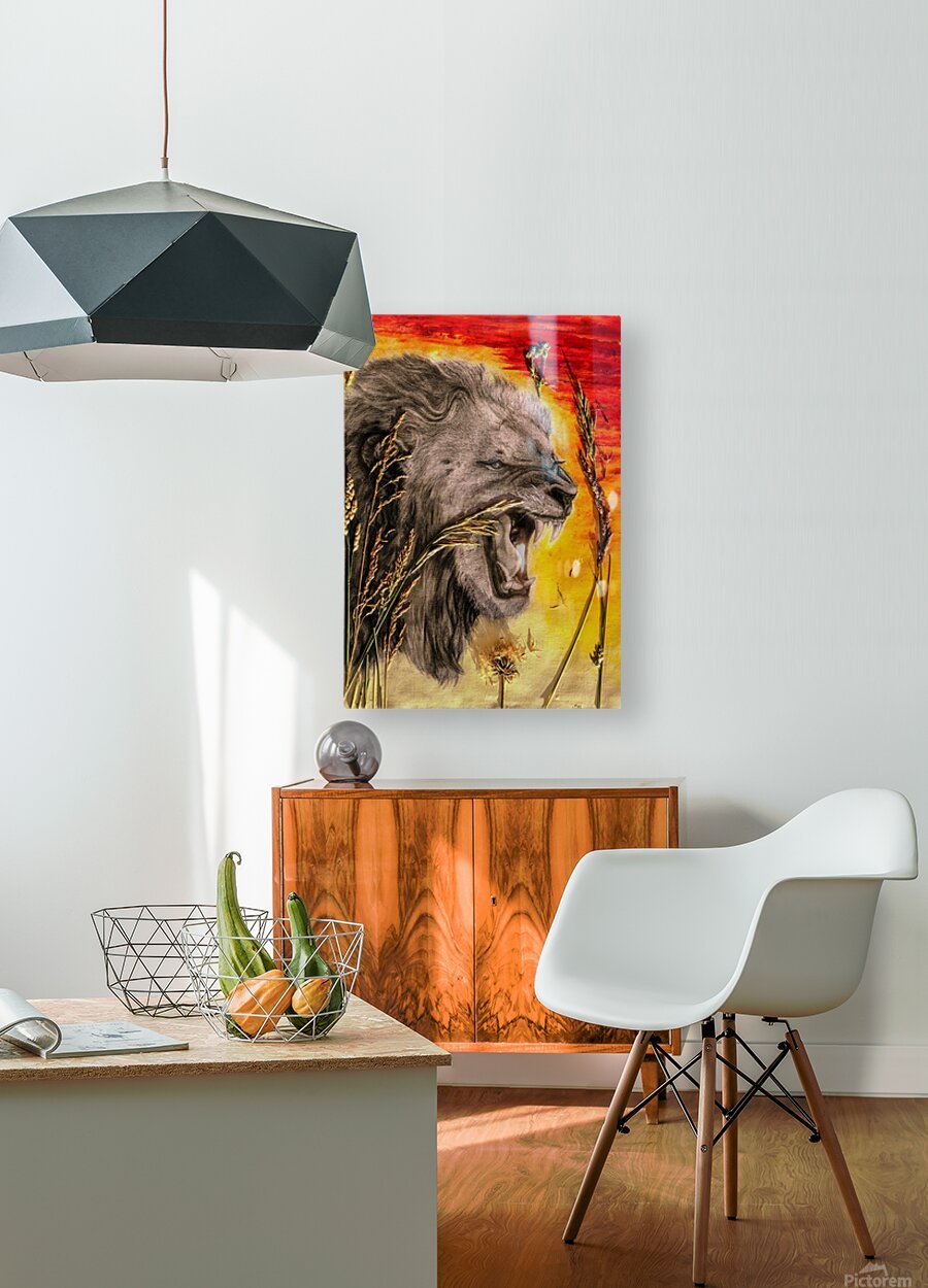 Shumba The Lion | | Contemporary African Art | Petey Art