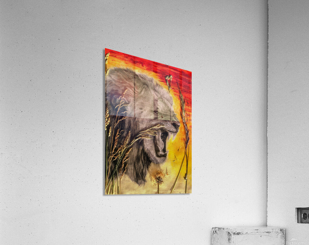 Shumba The Lion | | Contemporary African Art | Petey Art