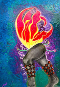 Spores Of Summer: Dancing Lily | | Contemporary African Art | Petey Art