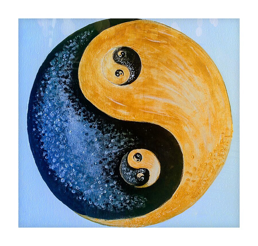 Yin Yangception | | Contemporary African Art | Petey Art